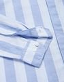 Tommy Hilfiger Mandarin Collar Vertical Stripe Shirt