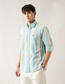 Arrow Sport Vertical Striped Tailored Fit Shirt