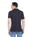 AD by Arvind Cotton All-Over Print Polo Shirt