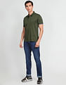 Arrow Sports Chest Pocket Solid Polo Shirt