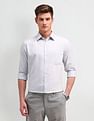 Arrow Slim Fit Textured Pattern Shirt