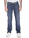 Tommy Hilfiger Men Blue Ryan Straight Fit Stone Wash Jeans