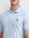 U.S. Polo Assn. Denim Co. Muscle Fit Printed Polo Shirt