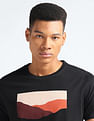 Flying Machine Graphic Print Cotton T-Shirt