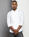 Calvin Klein Solid Slim Fit Casual Shirt
