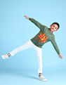 U.S. Polo Assn. Kids Boys Printed Regular Fit Sweatshirt