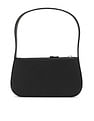 Tommy Hilfiger Solid Black Pu Shoulder Bag