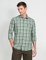 Arrow Sports Tartan Check Twill Casual Shirt