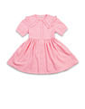 U.S. Polo Assn. Kids Girls Cape Collar Solid Mini Dress