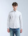 Flying Machine Vertical Striped Oxford Original Shirt