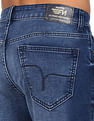Flying Machine Stone Wash Mankle Slim Fit Jeans