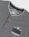 U.S. Polo Assn. Denim Co. Long Sleeve Cotton Henley T-Shirt