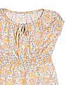U.S. Polo Assn. Kids Floral Print Peplum Top