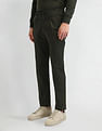 Arrow Newyork Slim Fit Textured Trousers