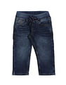 U.S. Polo Assn. Kids Elasticised Waist Relaxed Fit Jeans