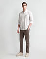Arrow Sport Point Collar Floral Print Shirt