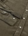 Tommy Hilfiger Solid Corduroy Regular Fit  Shirt