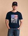 U.S. Polo Assn. Denim Co. Graphic Printed Muscle Fit T-Shirt