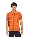 U.S. Polo Assn. Denim Co. Check Cotton Pique Polo Shirt