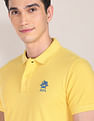 U.S. Polo Assn. Solid Embroidered Logo Pique Polo Shirt