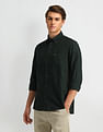 Arrow Sport Vertical Striped Cotton Shirt