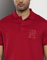 Tommy Hilfiger Twill Monogram Polo Shirt
