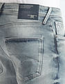 Flying Machine Slash Slim Tapered Fit Italian Jeans