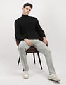 Calvin Klein Jeans Mixed Stitch High Neck Sweater