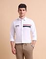 U.S. Polo Assn. Brand Printed Tailored Fit Oxford Shirt