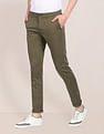 U.S. Polo Assn. Austin Trim Fit Solid Casual Trousers