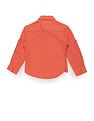 U.S. Polo Assn. Kids Boys Spread Collar Regular Fit Shirt
