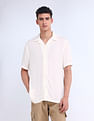 Flying Machine Regular Weave Solid Shirt