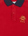 U.S. Polo Assn. Kids Cotton Colour Block Polo Shirt
