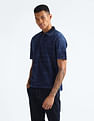 Flying Machine Graphic Print Relaxed Polo Shirt
