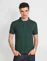 Flying Machine Solid Pique Polo Shirt