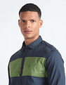 Flying Machine Colour Block Cotton Shirt