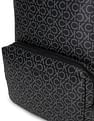 Calvin Klein Jeans Men Black Monogram Print Laptop Backpack