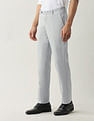 Arrow Regular Fit Dobby Weave Autoflex Trousers