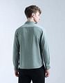 Flying Machine Solid Regular Fit Digitopia Shirt