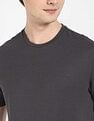 Calvin Klein Jeans Charcoal Grey Solid T-shirt Classic Essential