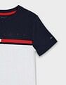 Tommy Hilfiger Kids Boys Colour Blocked Regular-Fit Cotton T-Shirt