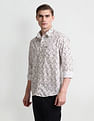 Arrow Sport Slim Fit Geometric Print Shirt
