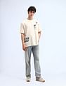 Flying Machine Young Graphic Oversized T-Shirt