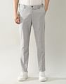 Arrow Newyork Checked Dobby Autoflex Trousers