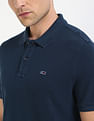 Tommy Hilfiger Solid Slim-Fit Cotton Polo Shirt