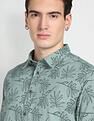 Flying Machine Floral Print Cotton Shirt