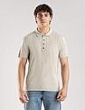 Calvin Klein Jeans Solid Regular-Fit Lyocell Polo T-Shirt