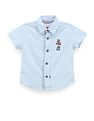 U.S. Polo Assn. Kids Boys Spread Collar Solid Shirt