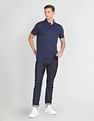 Arrow Sports Tropical Print Mercerized Polo Shirt