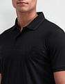 Arrow Newyork Pure Cotton Horizontal Striped Polo Shirt